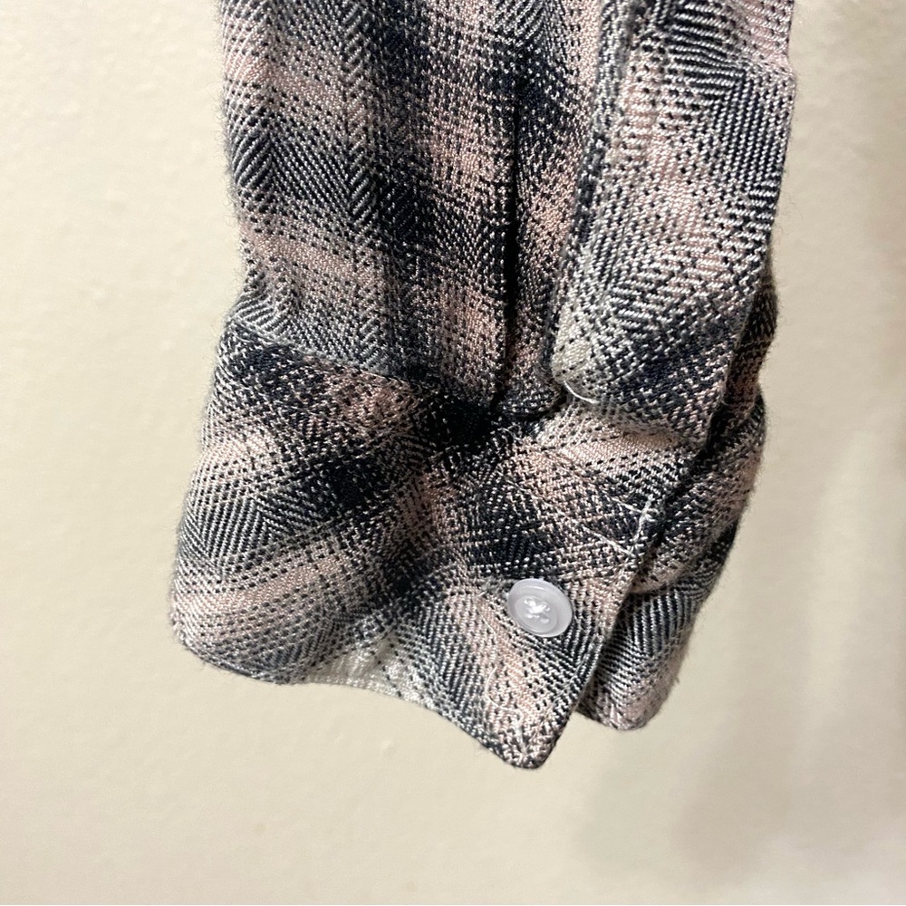 Rails Hunter Button-Front Shirt In Ivory Coal Blu… - image 6